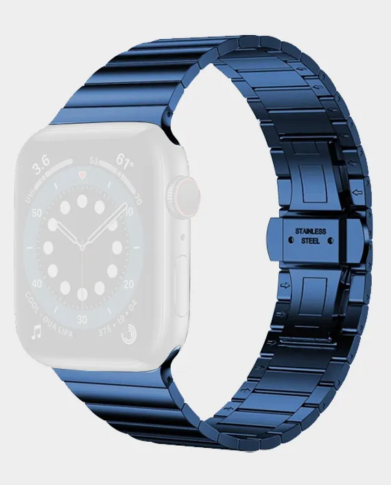 GREEN WATCH STRAP LINK BRACELET 45MM | BLUE